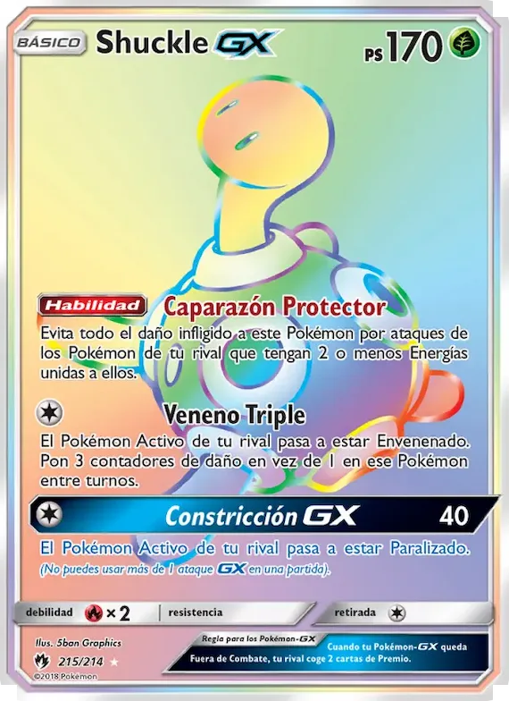 Shuckle GX 215 – Truenos Perdidos