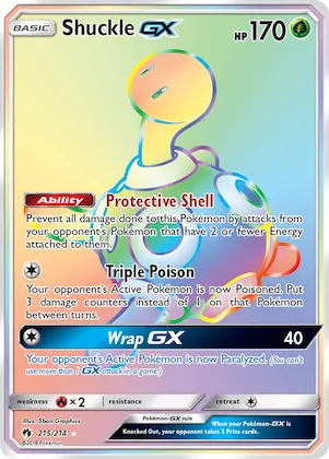 Shuckle-GX #215 – SM - Lost Thunder