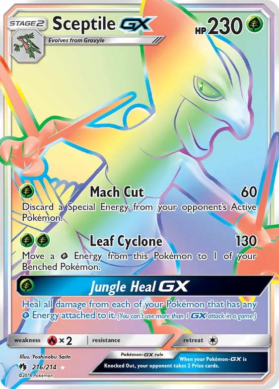 Sceptile-GX #216 – SM - Lost Thunder