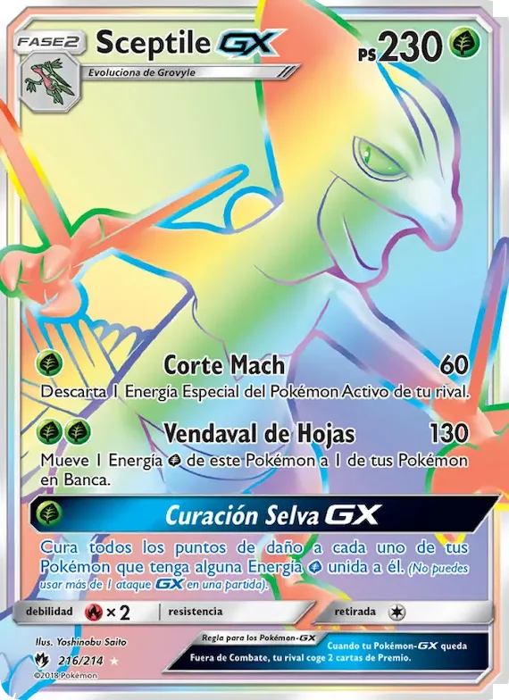 Sceptile GX 216 – Truenos Perdidos