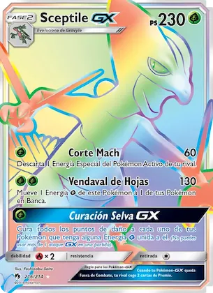 Sceptile GX 216 – Truenos Perdidos