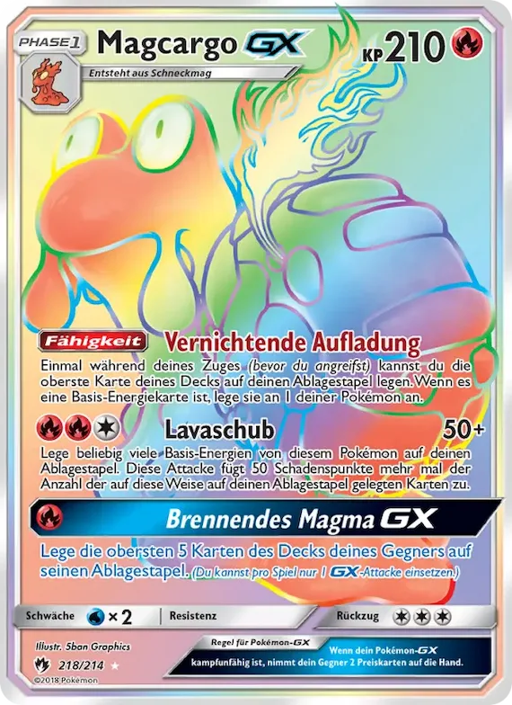 Magcargo GX 218 – Echo des Donners