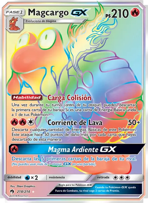 Magcargo GX 218 – Truenos Perdidos