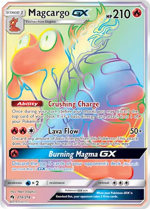 Magcargo-GX #218 – SM - Lost Thunder