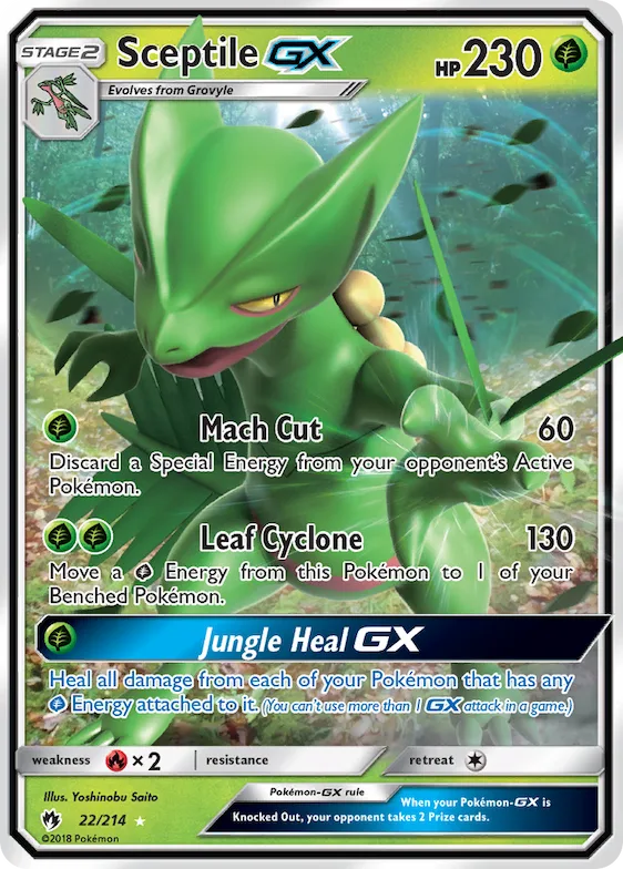 Sceptile-GX #22 – SM - Lost Thunder