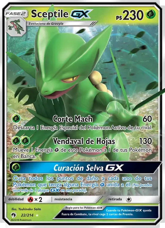 Sceptile GX 22 – Truenos Perdidos
