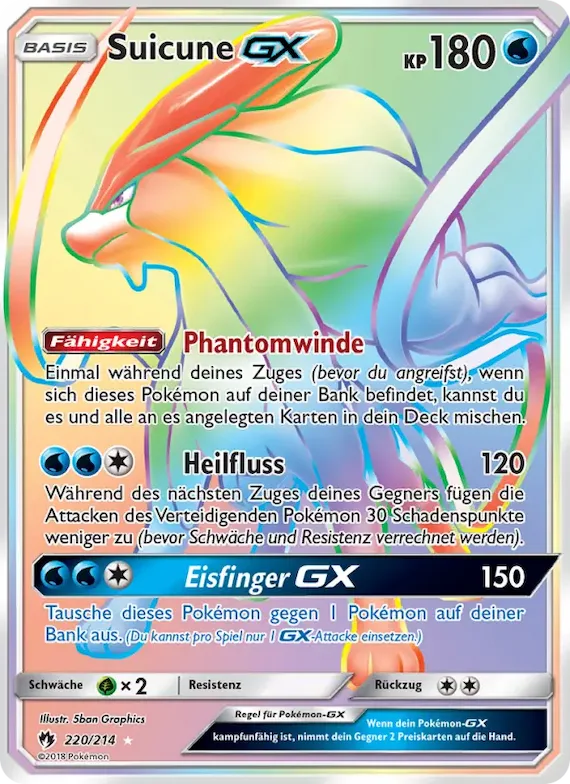 Suicune GX 220 – Echo des Donners