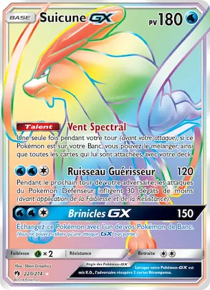 Suicune GX 220 – Tonnerre Perdu