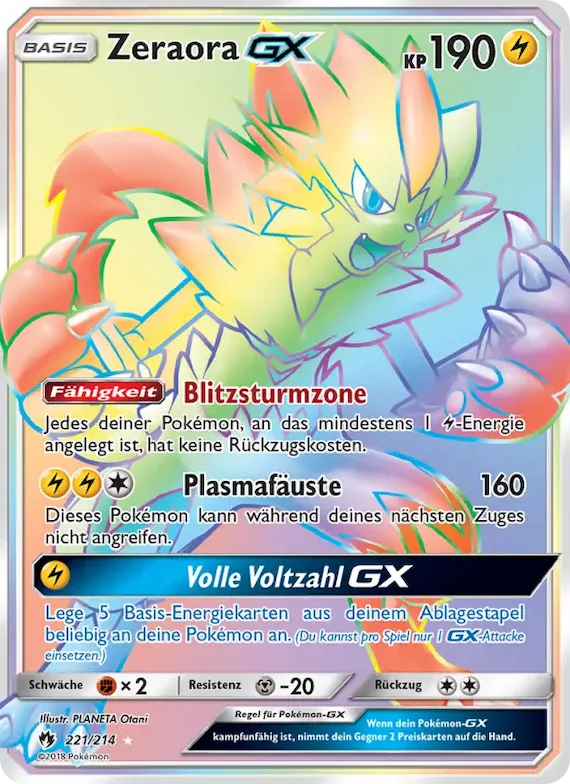 Zeraora GX 221 – Echo des Donners