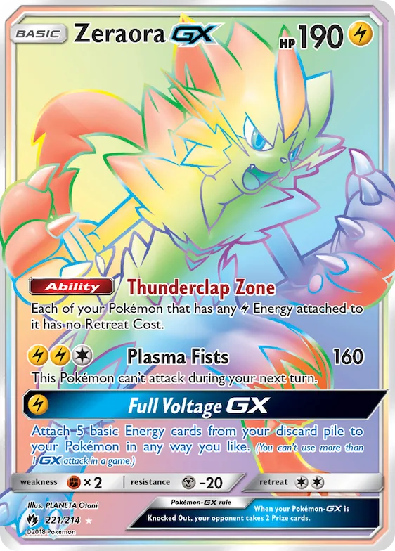 Zeraora-GX #221 – SM - Lost Thunder