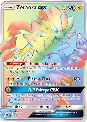Zeraora-GX #221 – SM - Lost Thunder
