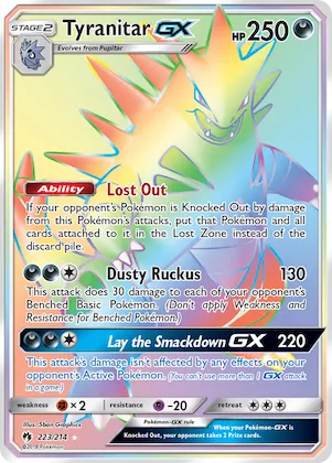 Tyranitar-GX #223 – SM - Lost Thunder