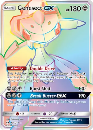 Genesect-GX #224 – SM - Lost Thunder