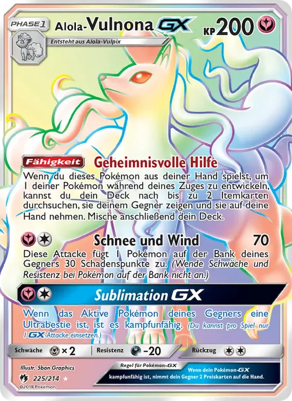 Alola Vulnona GX 225 – Echo des Donners