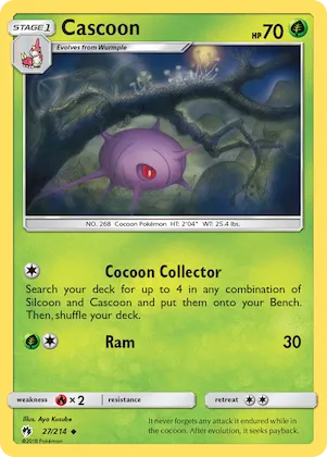 Cascoon #27 – SM - Lost Thunder