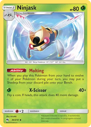 Ninjask #30 – SM - Lost Thunder