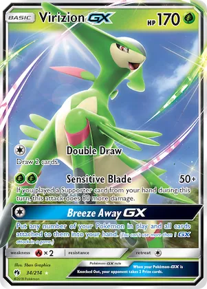 Virizion-GX #34 – SM - Lost Thunder