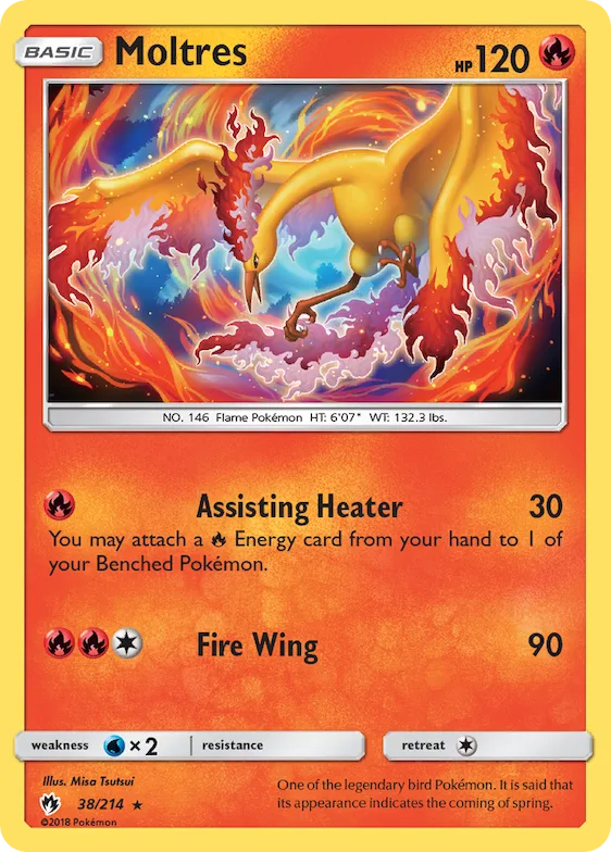 Moltres #38 – SM - Lost Thunder