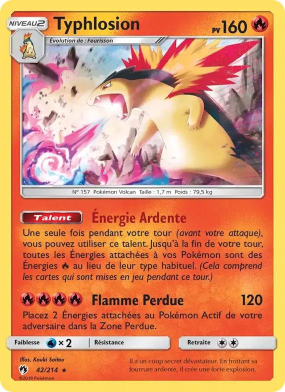 Typhlosion 42 – Tonnerre Perdu
