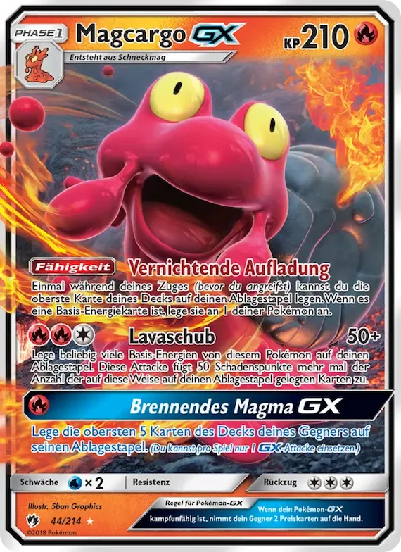 Magcargo GX 44 – Echo des Donners