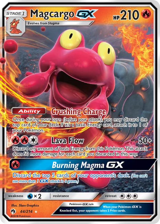 Magcargo-GX #44 – SM - Lost Thunder