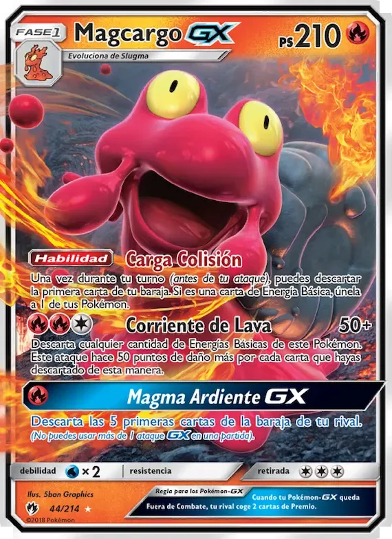 Magcargo GX 44 – Truenos Perdidos