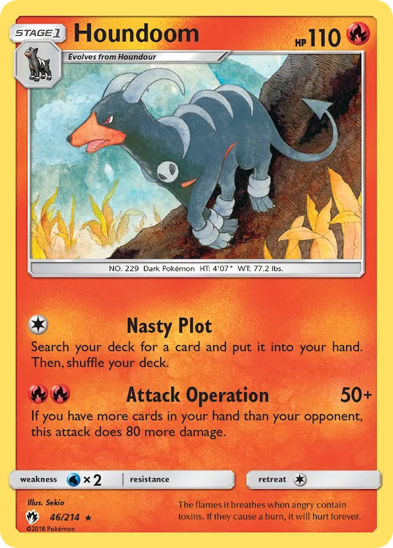 Houndoom #46 – SM - Lost Thunder