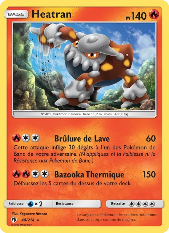 Heatran 48 – Tonnerre Perdu
