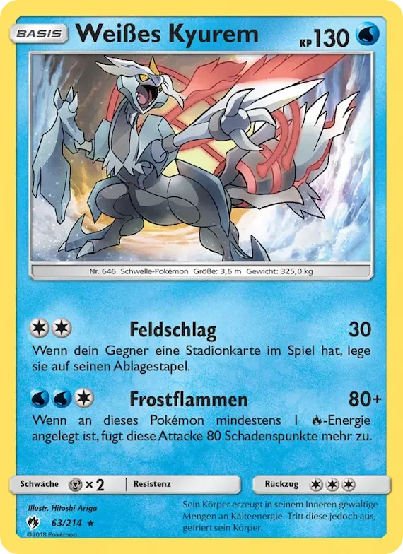 Weißes Kyurem 63 – Echo des Donners