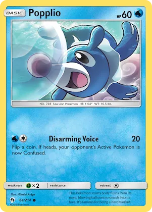 Popplio #64 – SM - Lost Thunder