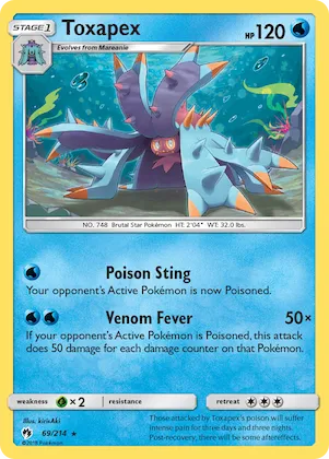Toxapex #69 – SM - Lost Thunder