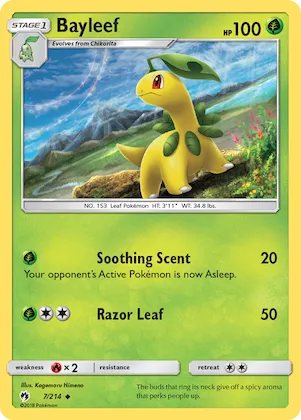 Bayleef #7 – SM - Lost Thunder