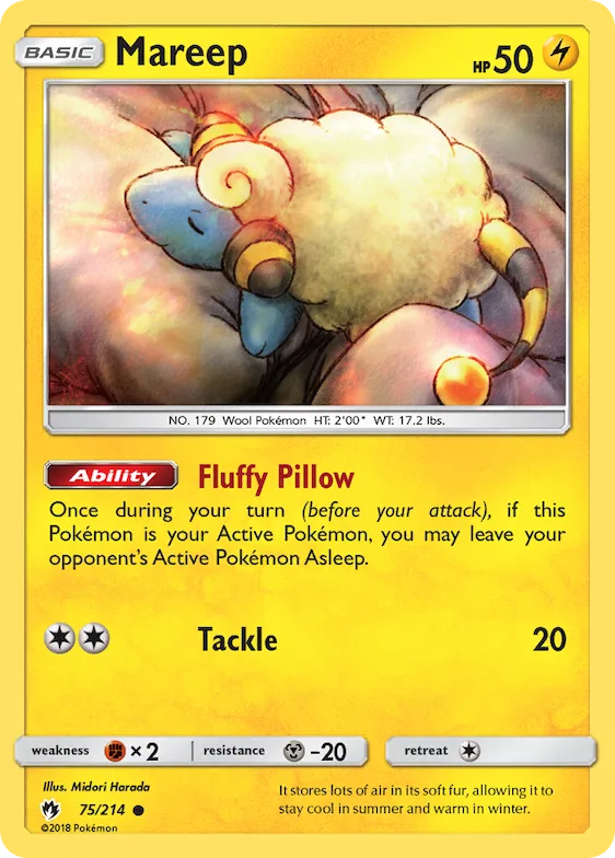 Mareep #75 – SM - Lost Thunder