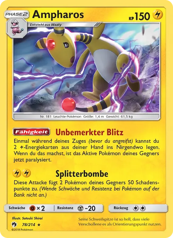 Ampharos 78 – Echo des Donners