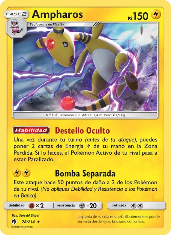 Ampharos 78 – Truenos Perdidos