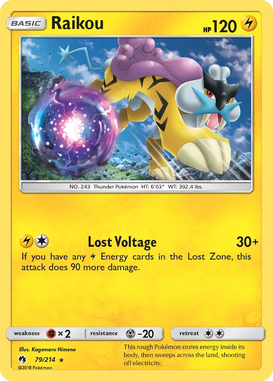 Raikou #79 – SM - Lost Thunder