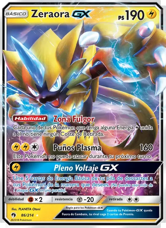 Zeraora GX 86 – Truenos Perdidos