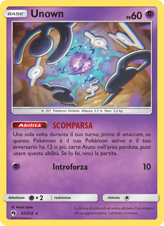 Unown 92 – Tuoni Perduti