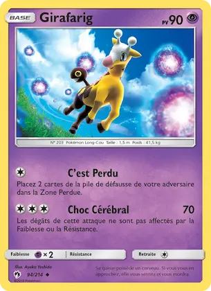 Girafarig n° 94 – Tonnerre Perdu