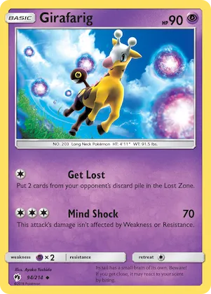 Girafarig #94 – SM - Lost Thunder
