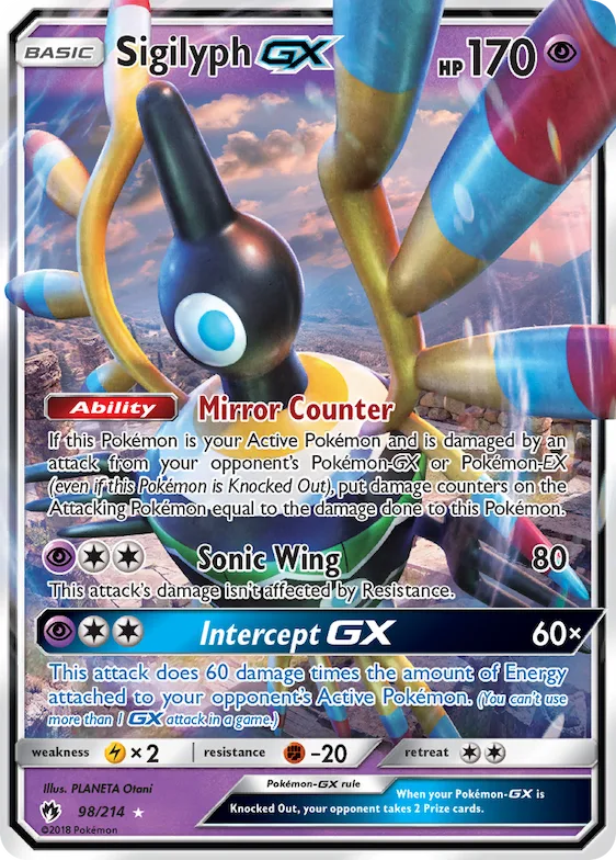Sigilyph-GX #98 – SM - Lost Thunder