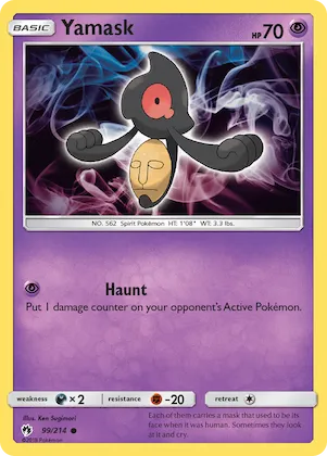 Yamask #99 – SM - Lost Thunder