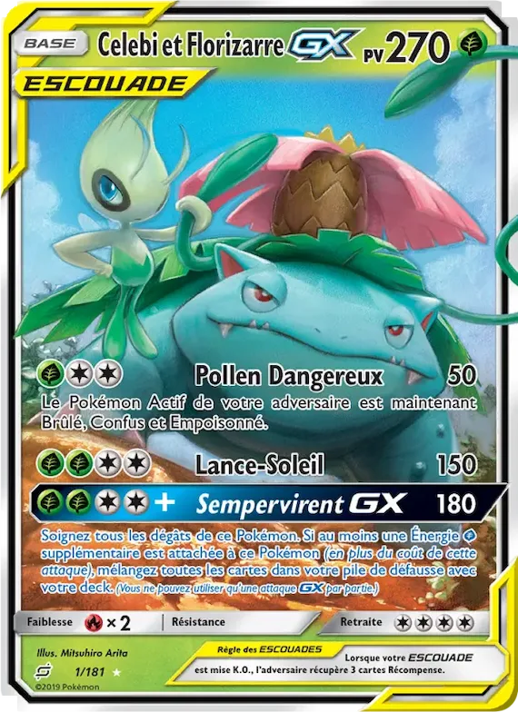 Celebi et Florizarre GX 1 – Duo de Choc