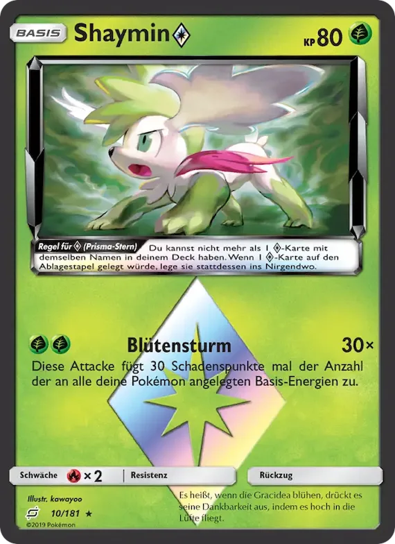 Shaymin ◇ 10 – Teams Sind Trumpf