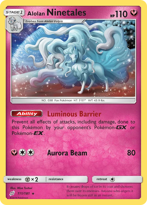 Alolan Ninetales #111 – Team Up