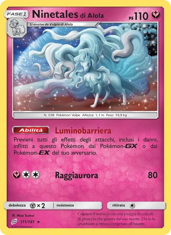 Ninetales di Alola 111 – Gioco di Squadra
