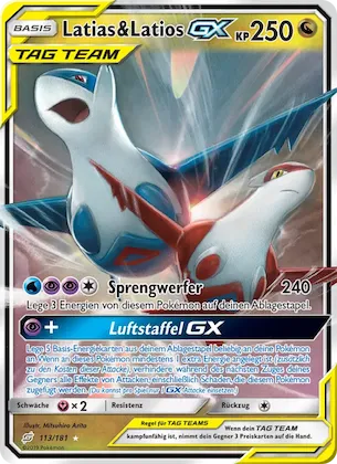 Latias & Latios GX Nr. 113 – Teams Sind Trumpf