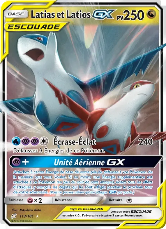 Latias et Latios GX 113 – Duo de Choc