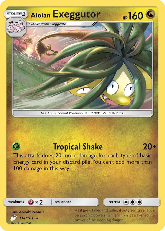 Alolan Exeggutor #114 – Team Up