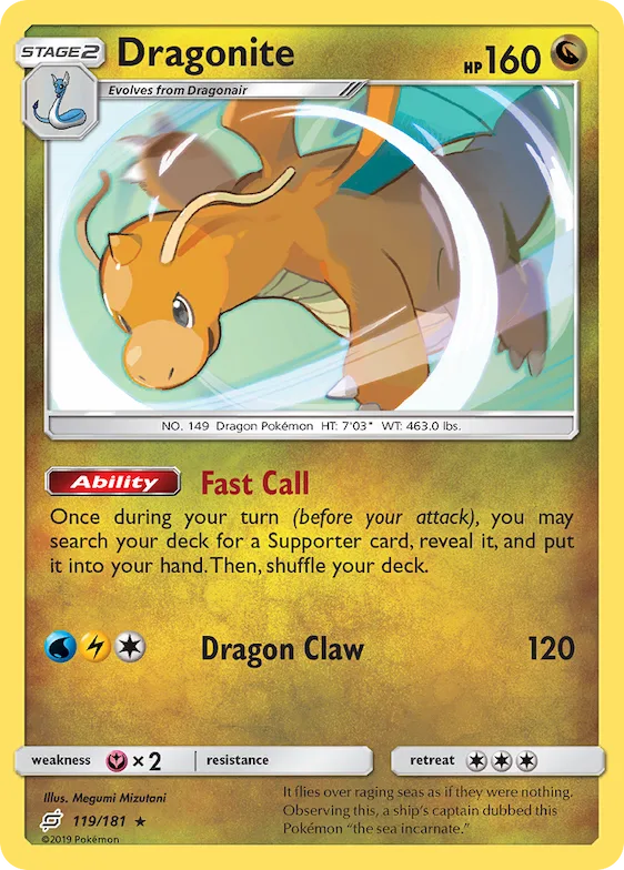 Dragonite #119 – Team Up